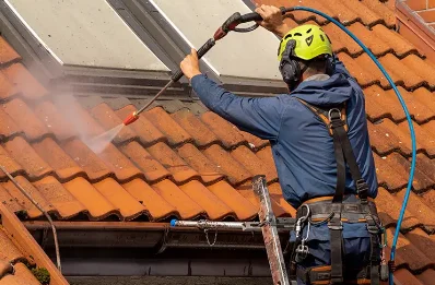 Démoussage et hydrofuge de toiture à Savères